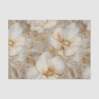 Papier Mousseline Papier Tissu De Découpage Fleurs D'Or Doux