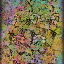 Papier Tissu De Découpage Florale Grunge