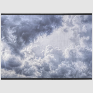 Papier Mousseline Papier Tissu de découpage Sky Cumulus Nuages
