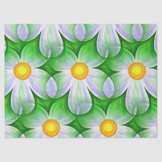 Papier Mousseline papier tissu de fleurs de marais (Recto)