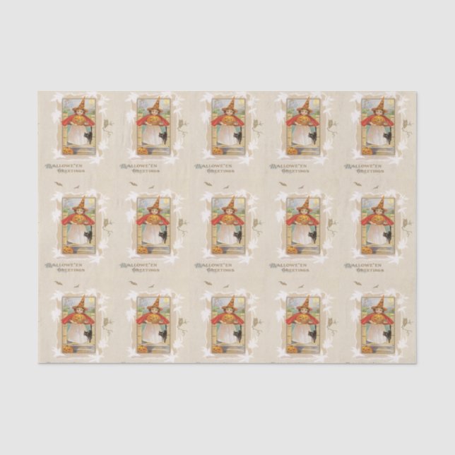 Papier Mousseline Papier Tissu De Petite Sorcière (Recto)