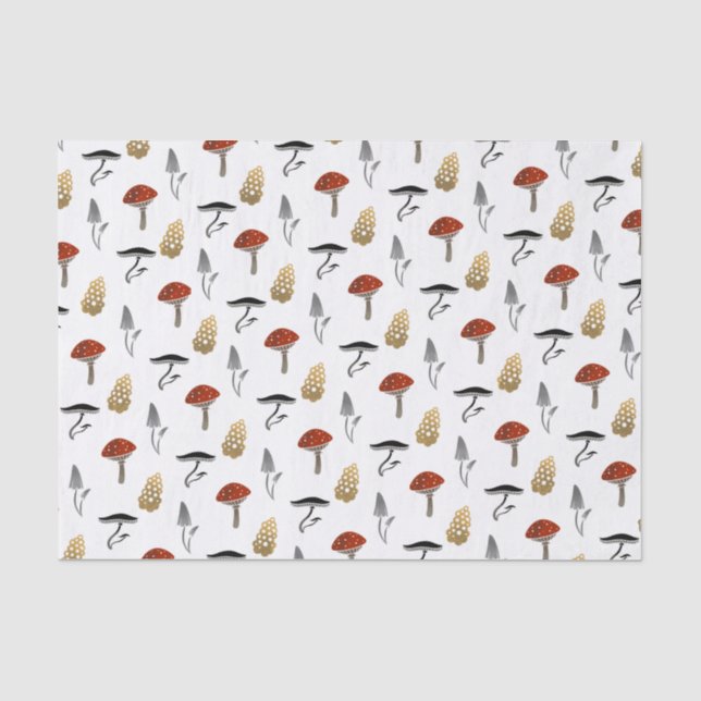 Papier Mousseline Papier Tissu De Récolte De Champignons - Blanc (Recto)