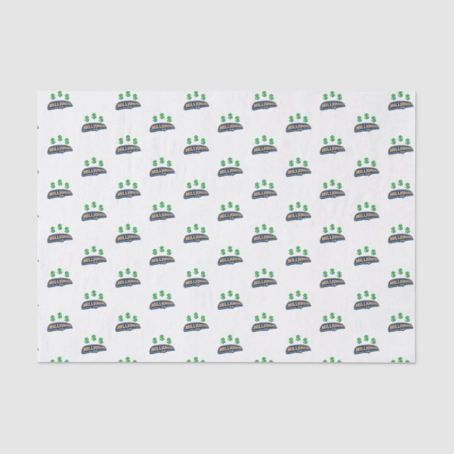 Papier Mousseline Papier Tissu Décor Millionaire (Recto)