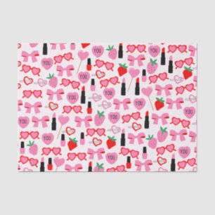 Papier Mousseline Papier Tissu Des Vaches Roses