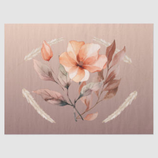 Papier Mousseline Papier Tissu Design Country couleur chaude