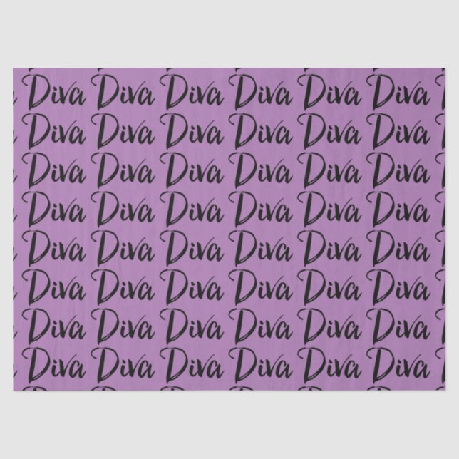 PAPIER MOUSSELINE PAPIER TISSU "DIVA" (Recto)