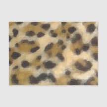 Papier Tissu Empreinte de léopard Aquarelle person