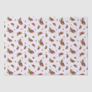 Papier Mousseline Papier Tissu En Fleur De Jungle Sauvage
