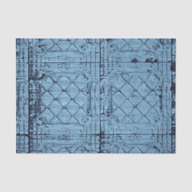 Papier Mousseline Papier Tissu Enveloppement Rustique Panneau Tin Pl (Recto)