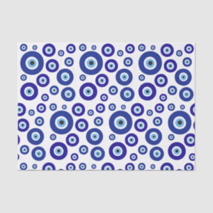 Papier Mousseline Papier Tissu EVIL EYE