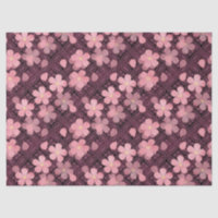 papier tissu fleurs cerisier