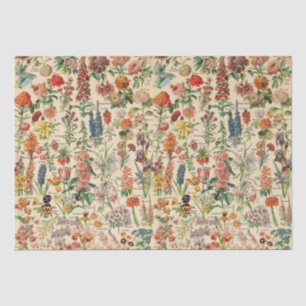 Papier Mousseline Papier Tissu Fleurs vintages