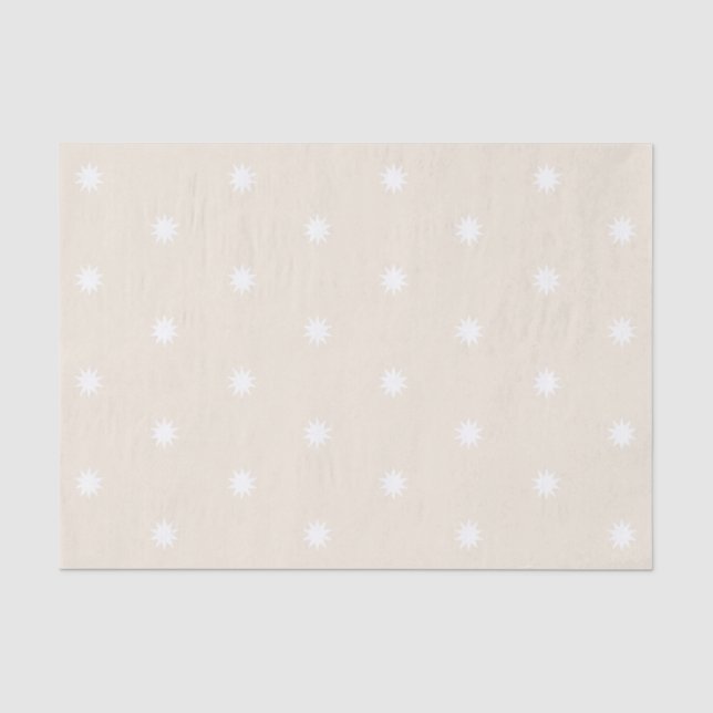 Papier Mousseline Papier Tissu Funky Stars (Recto)
