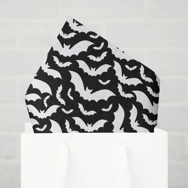 Papier Mousseline Papier Tissu Halloween (Sac cadeau)