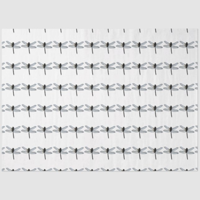 PAPIER MOUSSELINE PAPIER TISSU HALLOWEEN DRAGONFLY (Recto)