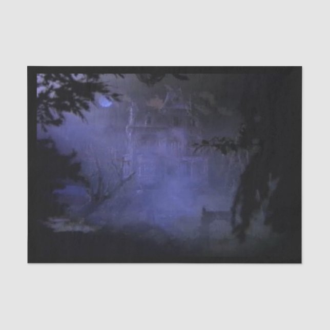 Papier Mousseline Papier Tissu Haunted Hill House (Recto)
