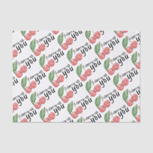 Papier Mousseline Papier Tissu I Cherry-ish You