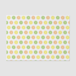 Papier Mousseline Papier Tissu Imprimé Citrus