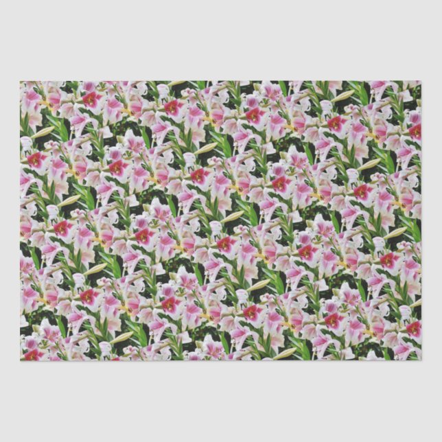 Papier Mousseline Papier Tissu Lily (Recto)