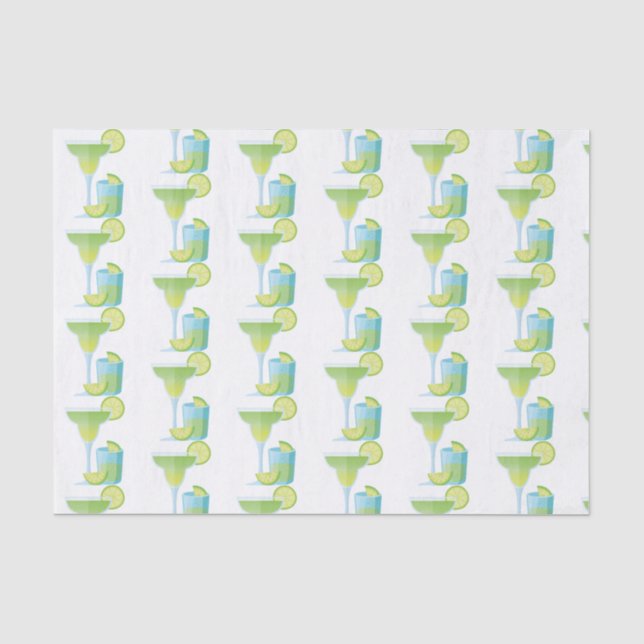 Papier Mousseline Papier Tissu Margarita (Recto)