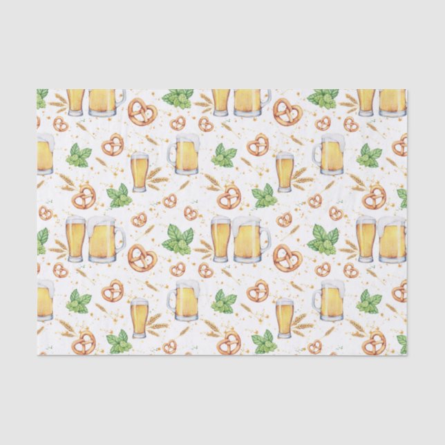 Papier Mousseline Papier Tissu Motif Style Pub (Recto)