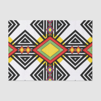 Papier Mousseline Papier Tissu Ndebele