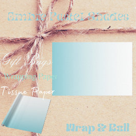 Papier Mousseline Papier Tissu Ombre Pastel Shades