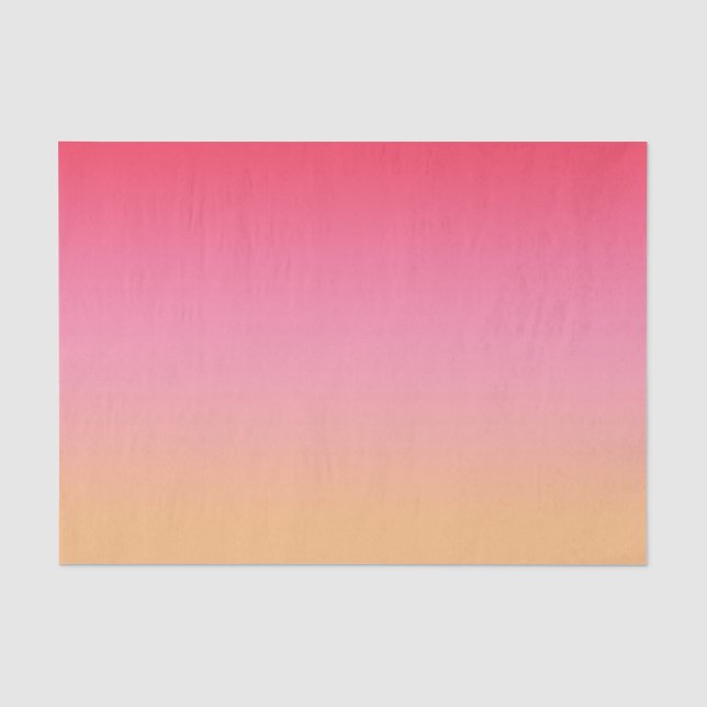 Papier Mousseline Papier Tissu Ombre rose orange (Recto)