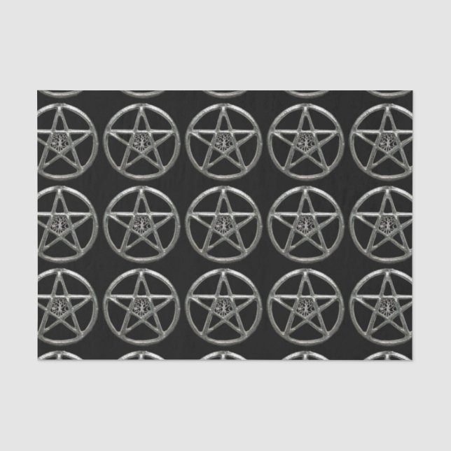 Papier Mousseline Papier Tissu Pentacle Tree Of Life (Recto)