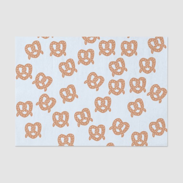 Papier Mousseline Papier Tissu Pretzel amusant (Recto)