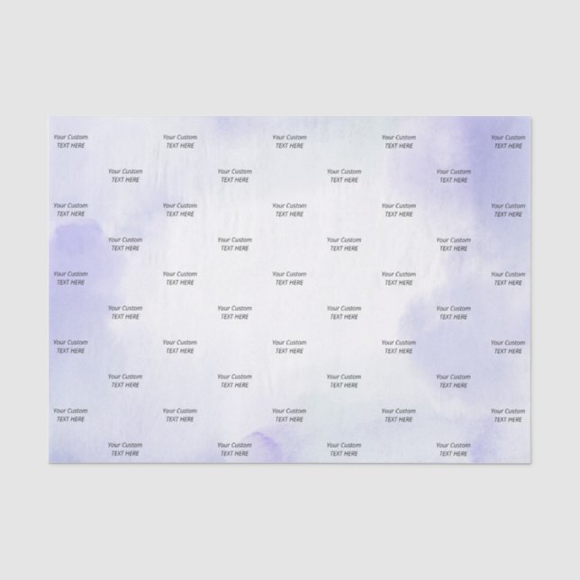 Papier Mousseline Papier Tissu Purge Aquarelle Laver Texte Personnal (Recto)