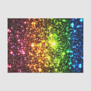 Papier Mousseline Papier Tissu Rainbow Galaxy