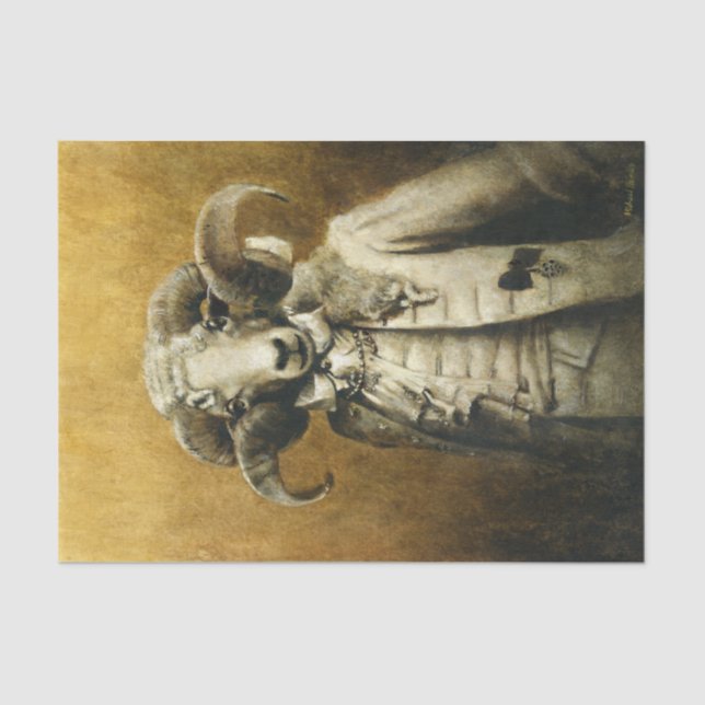 Papier Mousseline Papier Tissu Rococo Ram (Recto)