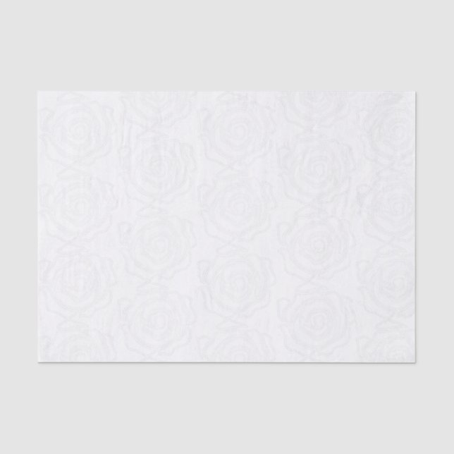 Papier Mousseline Papier Tissu 'Rose doux' (Recto)