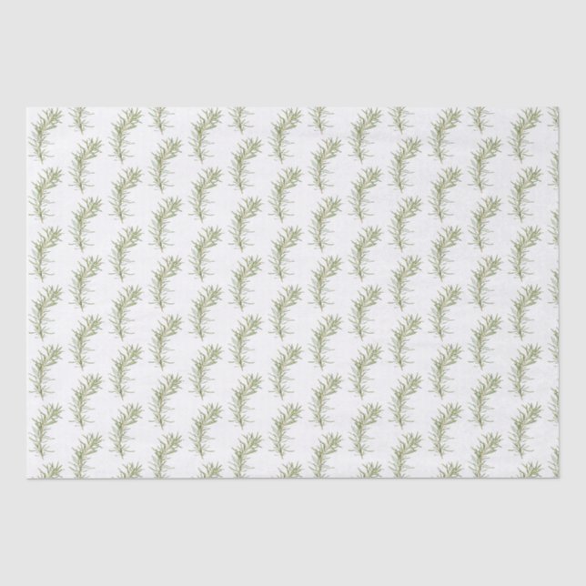 Papier Mousseline Papier Tissu ROSEMAIRE FRAIS (Recto)