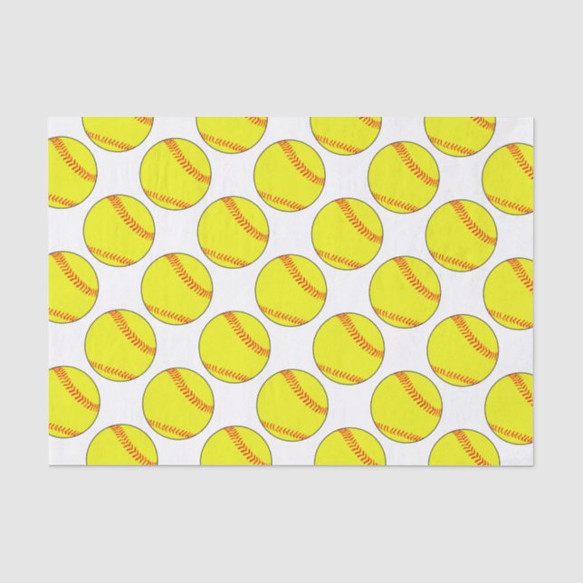 Papier Mousseline Papier Tissu Softball Fast Pitch (Recto)