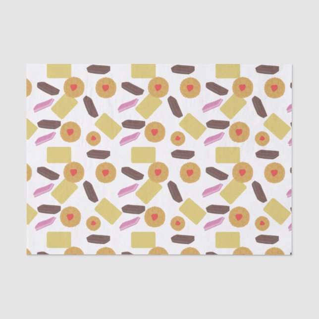 Papier Mousseline Papier Tissu Teatime Biscuit (Recto)
