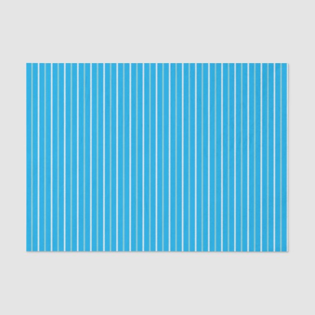 Papier Mousseline Papier Tissu triplé bleu (Recto)