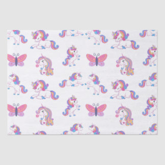 Papier Mousseline Papier Tissu Unicorne