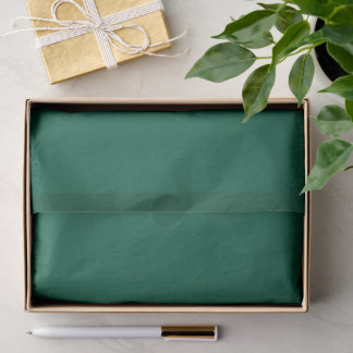 Papier Mousseline Papier Tissu vert foncé riche