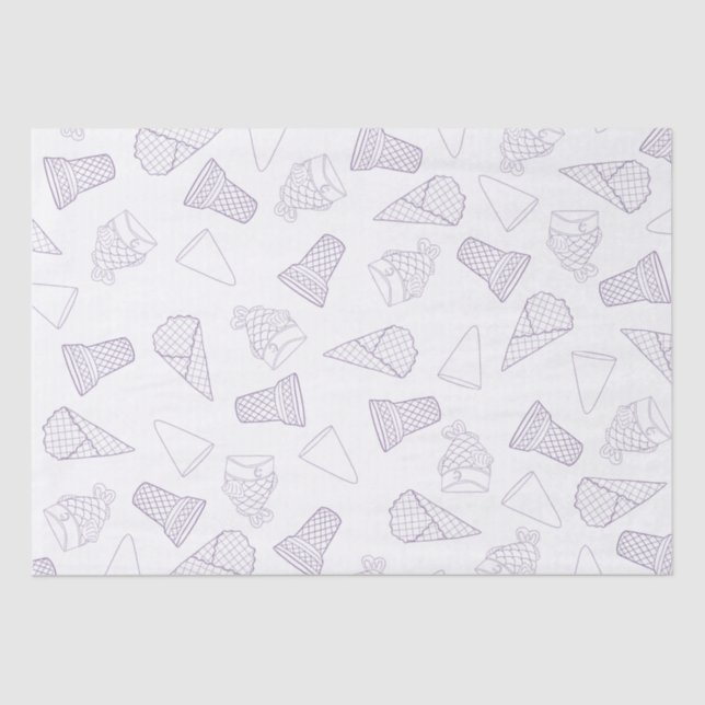 Papier Mousseline Papier Tissu Violet  (Recto)