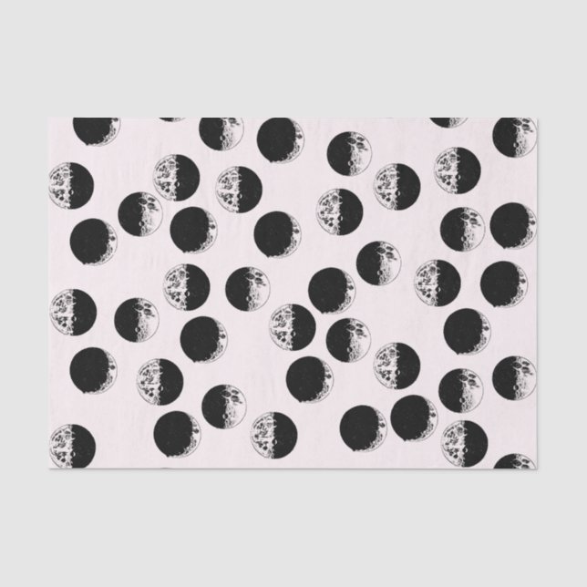 Papier Mousseline Papier tissulaire en phase lune (Recto)
