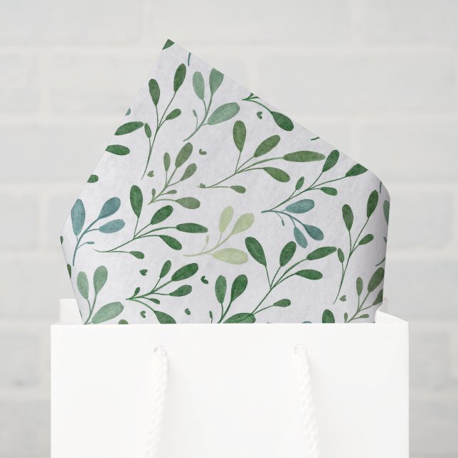 Papier Mousseline Papier-tissus - Botaniques (Sac cadeau)