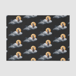 Papier Mousseline Papier Tissus de la lune Cloud Cat