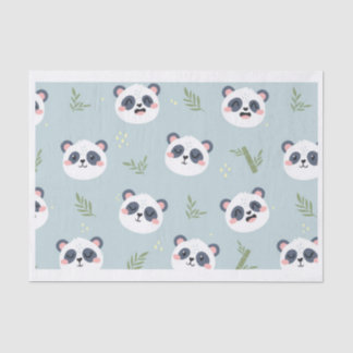 Papier Mousseline Papier Tissus Panda