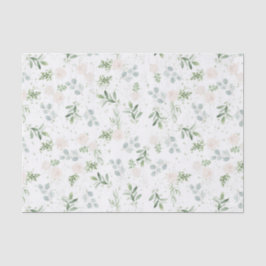 Papier Mousseline Papier vert et blanc