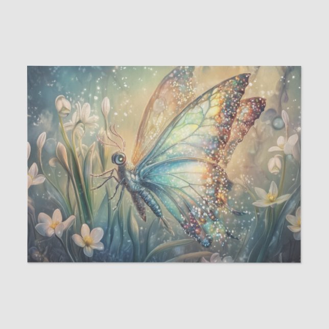 Papier Mousseline Papillon (Recto)