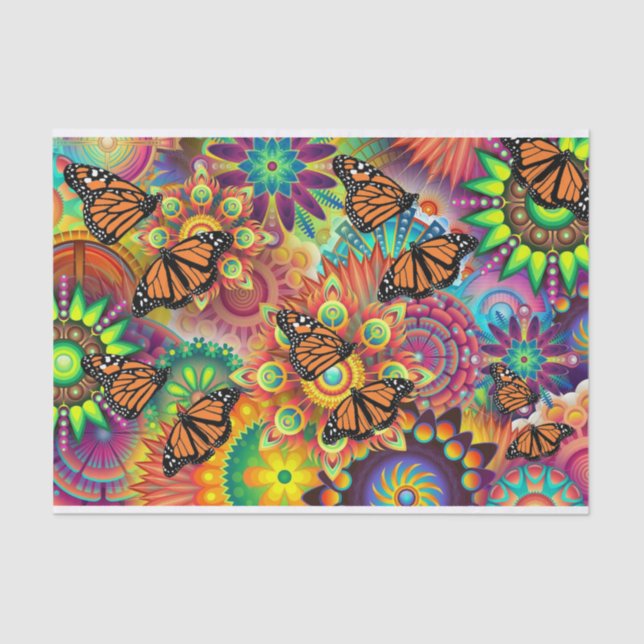 Papier Mousseline Papillon (Recto)