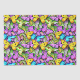 Papier Mousseline Papillon coloré