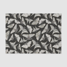 Papillon de nuit noir motif Halloween